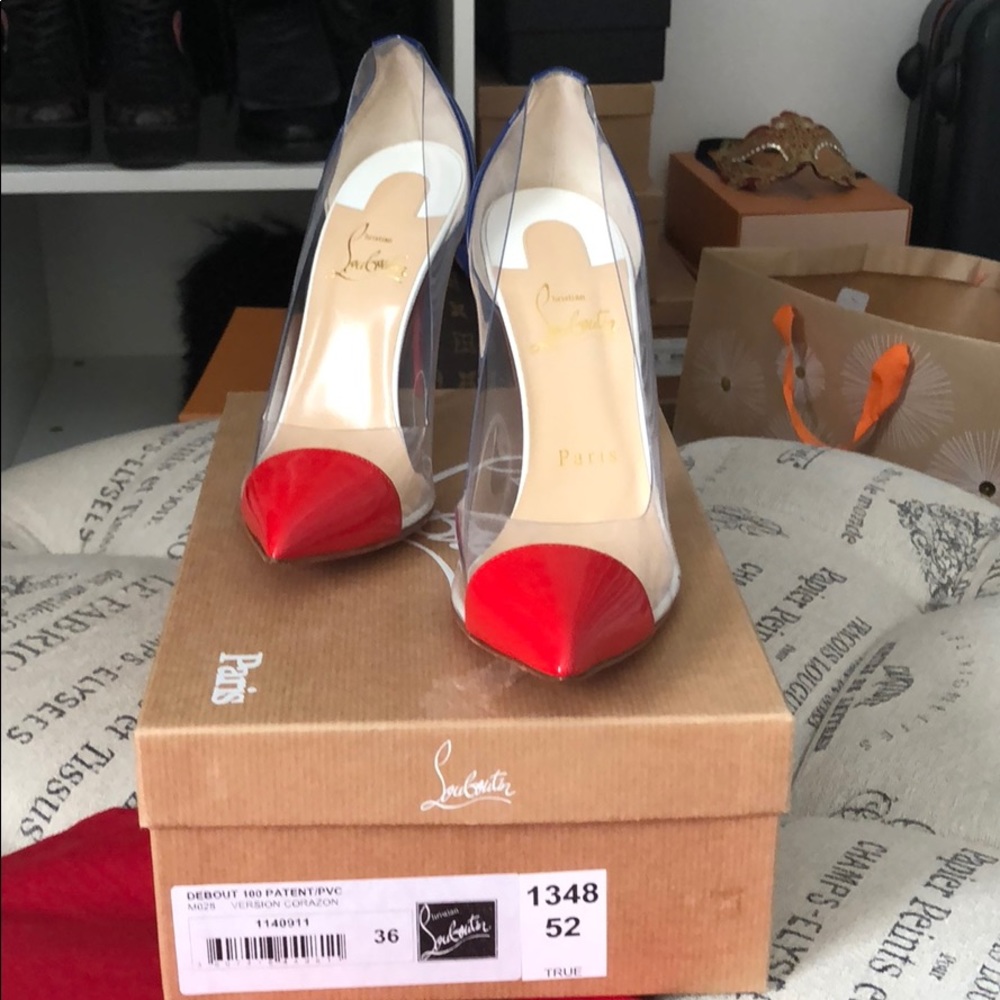 Christian Louboutin Debout 100 Paten/PVC